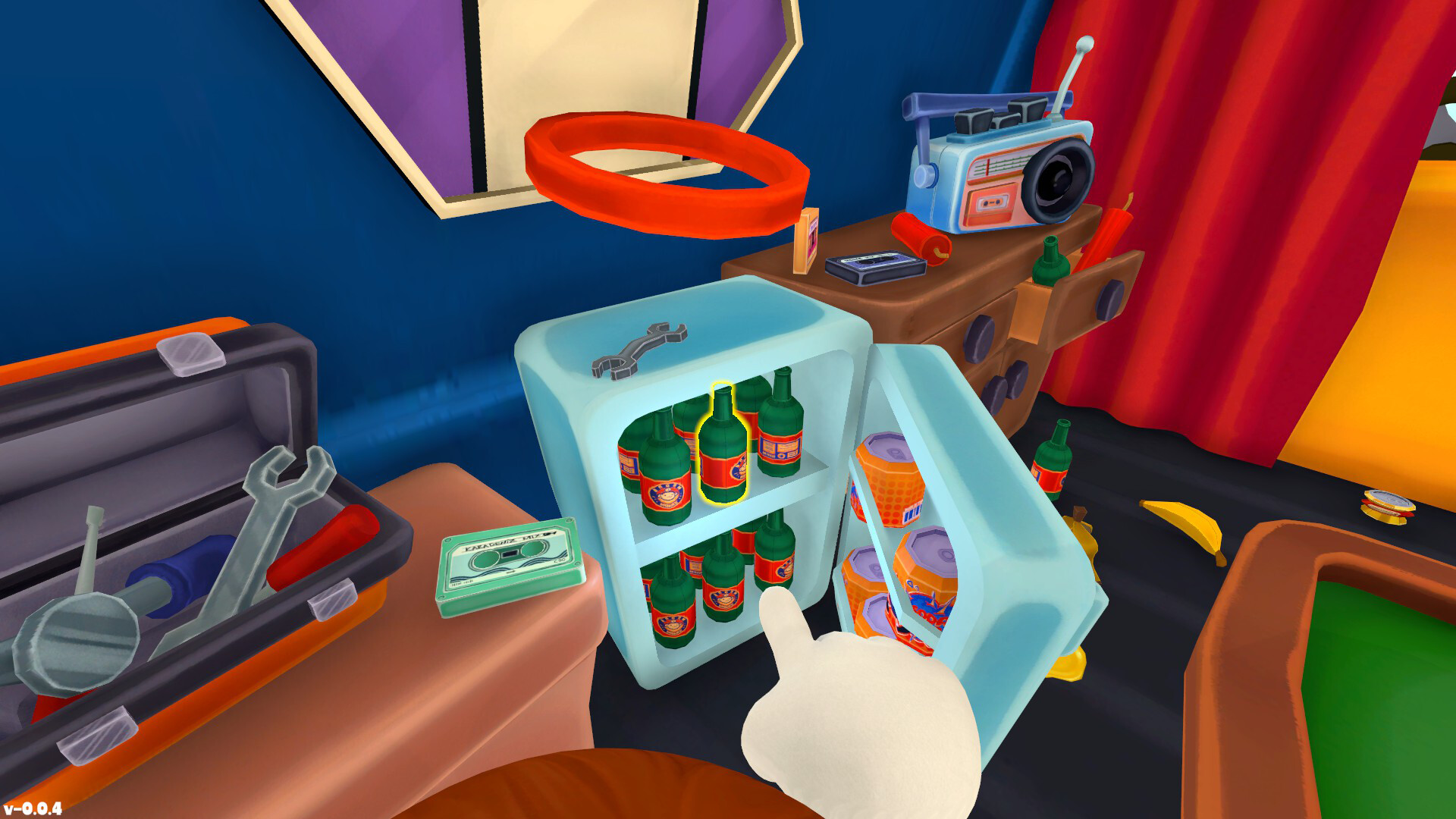 BOMBANANA monkey opening a puzzle cabinet