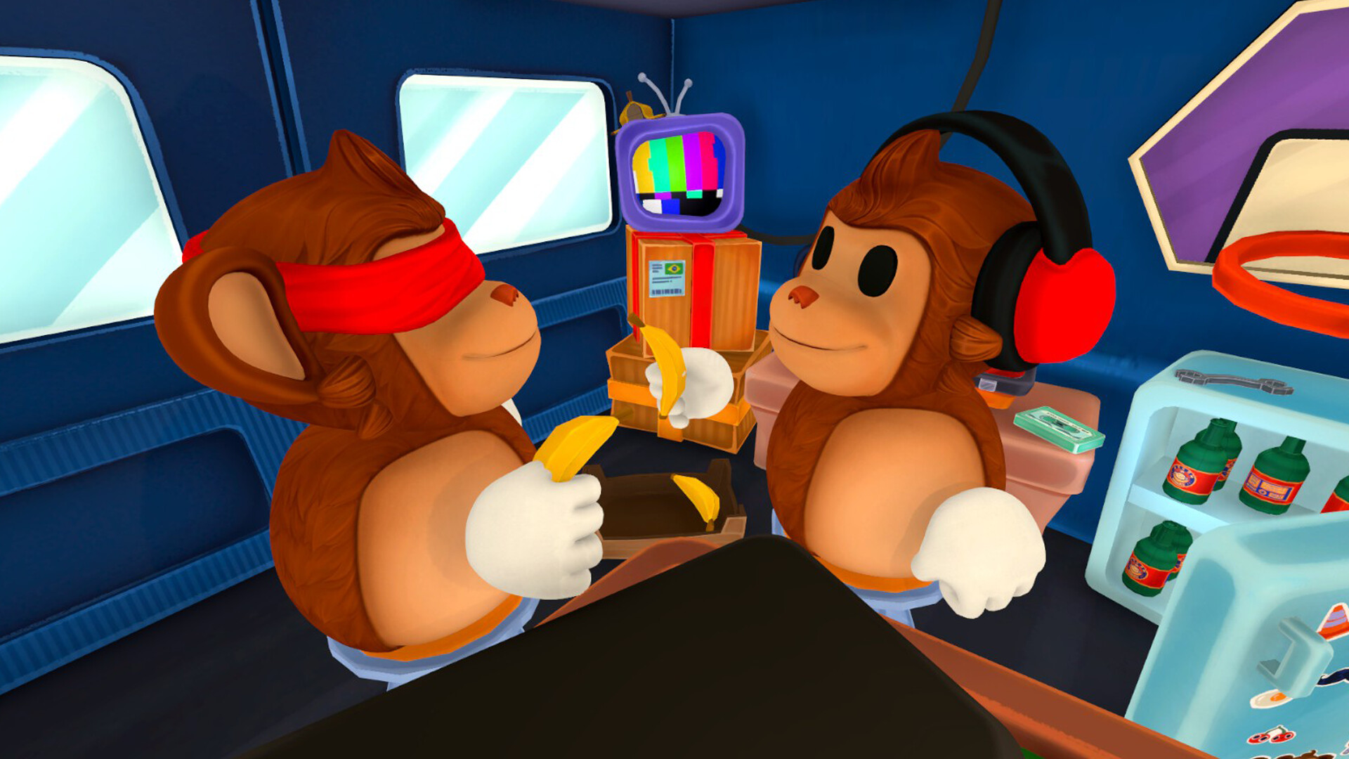 BOMBANANA team using visual callouts beside the bomb